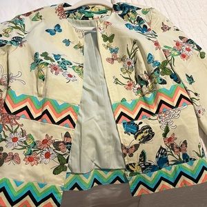 Tibi Women’s Butterfly Floral Jacket
